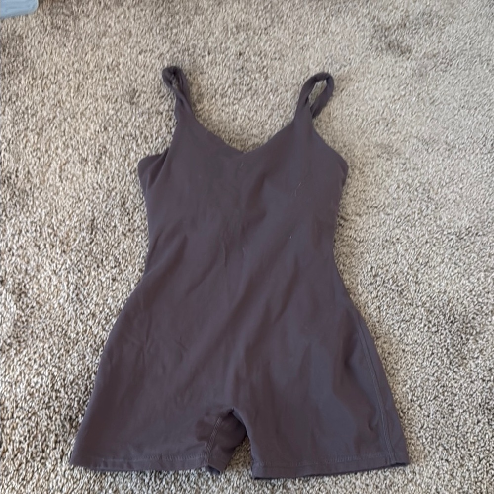 AllFenix Brown Athletic Romper